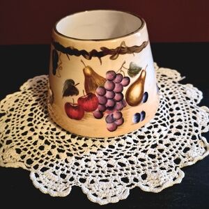 Fruit-Themed Ceramic Candle Topper